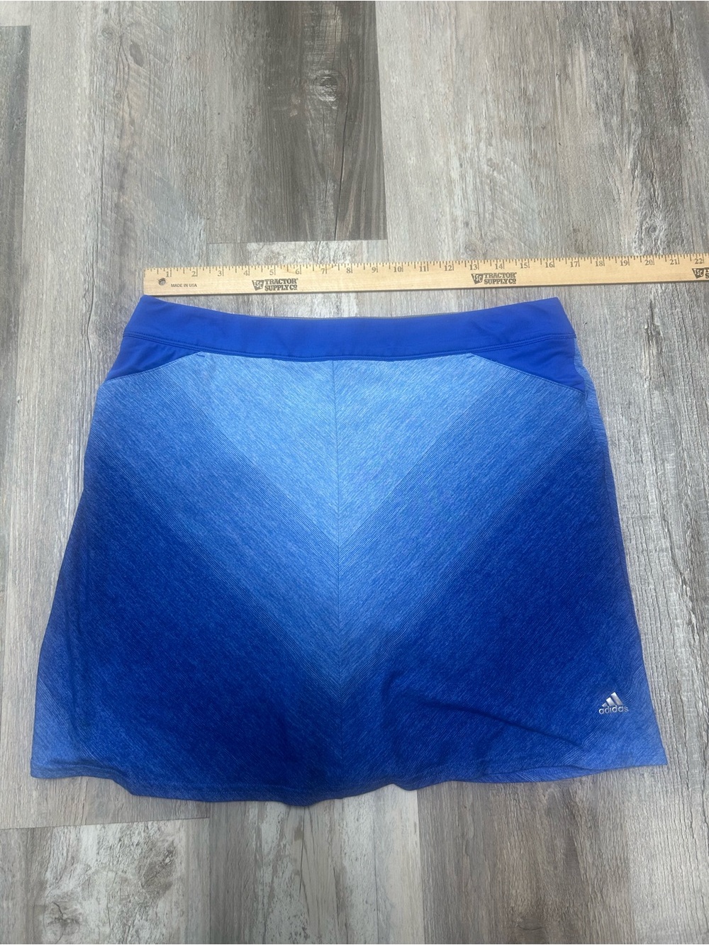 Adidas Rangeware Blue Skort Chevron Pattern Size Medium